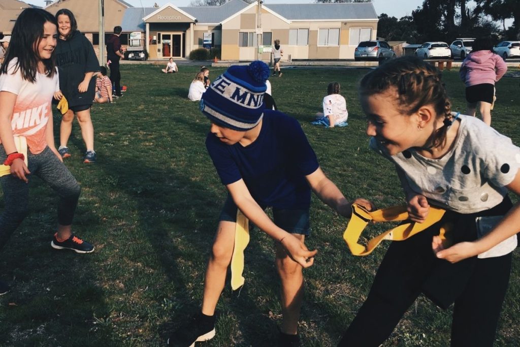 Kids playing together 